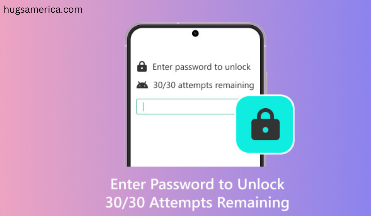 Enter Password to Unlock 30/30 Attempts Remaining