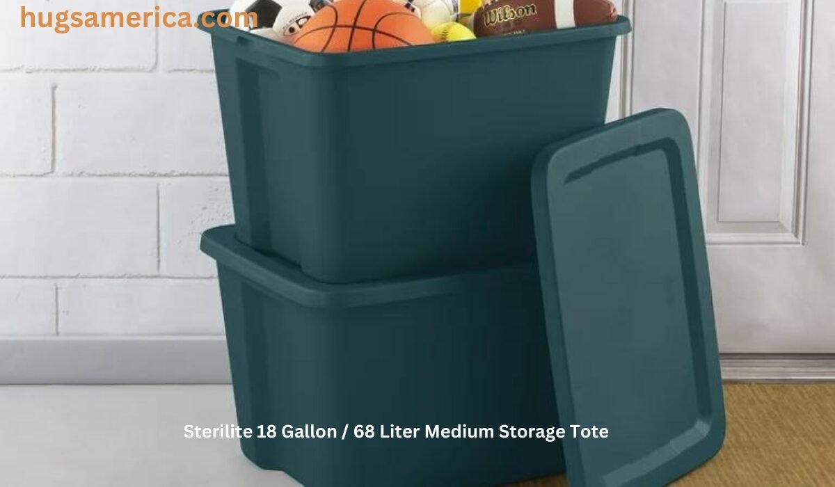 Sterilite 18 Gallon / 68 Liter Medium Storage Tote: